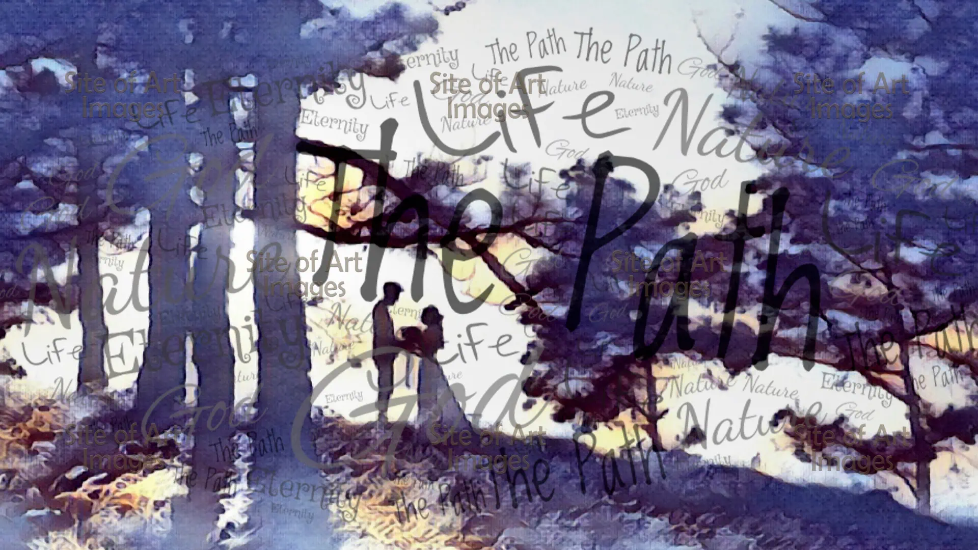 10. Digital Painting The Path Watermark (Wordcloud 1920x1080)